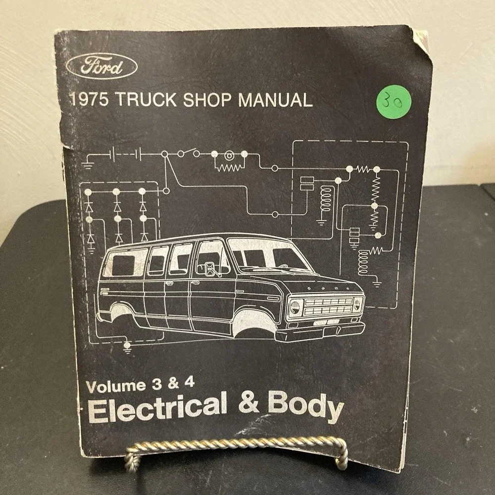 1975 Truck Shop Manual Volume 3&4 Electrical & Body (1 Book)